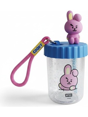 Shopwave Süslemeli Askılı Plastik Şişe (520ML) - Cooky By Miniso