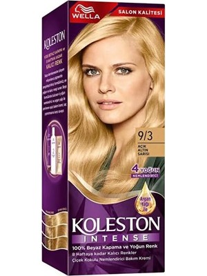 Shopwave Koleston Intense 9-3 Altın Sarısı Saç Boyası