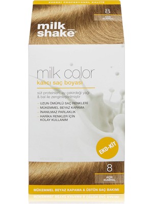 Shopwave Milk Shake Milk Color Eko Kit Saç Boyası 8 (0.5 G)