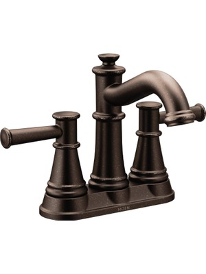 Shopwave Moen 6401ORB Belfield Iki Saplı Orta Set Banyo Musluğu, Yağla Pürüzsüzleştirilmiş Bronz