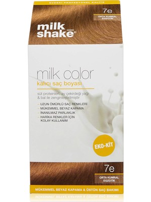 Shopwave Milk Shake Milk Color Eko Kit Saç Boyası 7e (0.5 G)