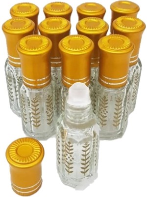 Shopwave 3 ml Boş Esans Şişesi/12 Adet/kapak Bilye