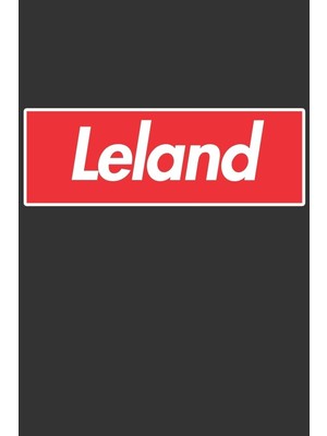 Shopwave Leland: Leland Planner Calendar Notebook Journal, Personal Named Firstname Or Surname For Someone C