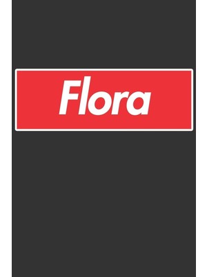 Shopwave Flora: Flora Planner Calendar Notebook Journal, Personal Named Firstname Or Surname For Someone Cal