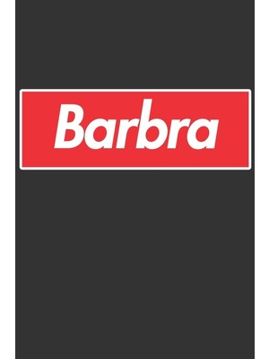 Shopwave Barbra: Barbra Planner Calendar Notebook Journal, Personal Named Firstname Or Surname For Someone C