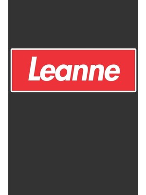 Shopwave Leanne: Leanne Planner Calendar Notebook Journal, Personal Named Firstname Or Surname For Someone C
