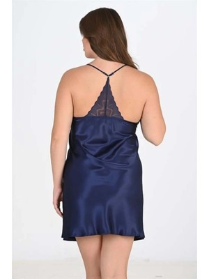 Ahu 2li Lacivert Sabahlık Takımı Bigsize 6215