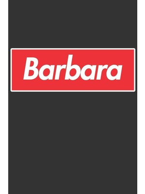 Shopwave Barbara: Barbara Planner Calendar Notebook Journal, Personal Named Firstname Or Surname For Someone