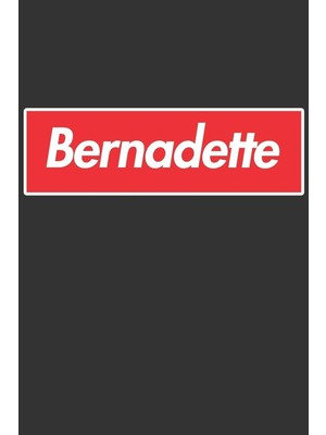 Shopwave Bernadette: Bernadette Planner Calendar Notebook Journal, Personal Named Firstname Or Surname For S