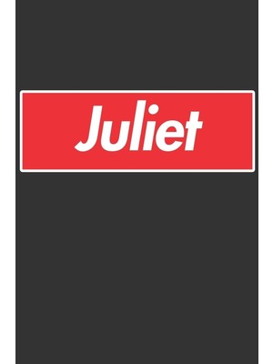 Shopwave Juliet: Juliet Planner Calendar Notebook Journal, Personal Named Firstname Or Surname For Someone C
