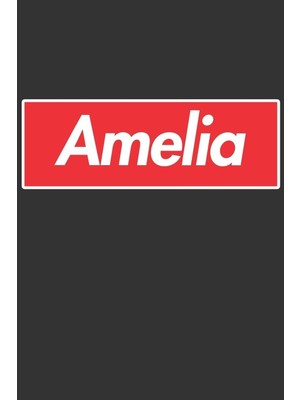 Shopwave Amelia: Amelia Planner Calendar Notebook Journal, Personal Named Firstname Or Surname For Someone C