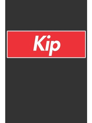 Shopwave Kip: Kip Planner Calendar Notebook Journal, Personal Named Firstname Or Surname For Someone Called