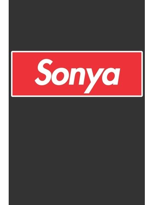 Shopwave Sonya: Sonya Planner Calendar Notebook Journal, Personal Named Firstname Or Surname For Someone Cal