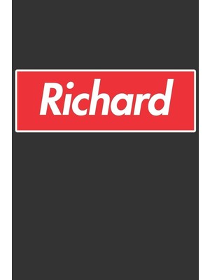 Shopwave Richard: Richard Planner Calendar Notebook Journal, Personal Named Firstname Or Surname For Someone