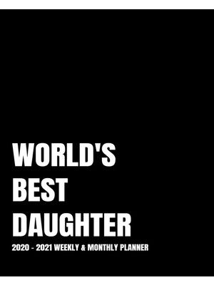 Shopwave World's Best Daughter Planner: 2-Year 2020- 2021 Productivity Journal Daily / Weekly Monthly Dated