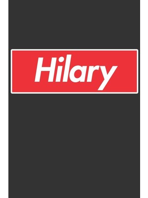 Shopwave Hilary: Hilary Planner Calendar Notebook Journal, Personal Named Firstname Or Surname For Someone C