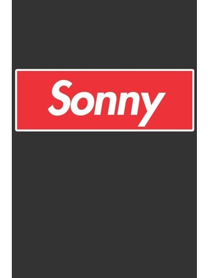 Shopwave Sonny: Sonny Planner Calendar Notebook Journal, Personal Named Firstname Or Surname For Someone Cal