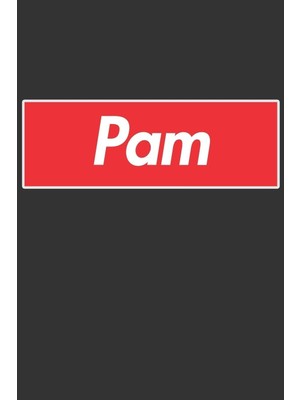 Shopwave Pam: Pam Planner Calendar Notebook Journal, Personal Named Firstname Or Surname For Someone Called