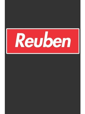 Shopwave Reuben: Reuben Planner Calendar Notebook Journal, Personal Named Firstname Or Surname For Someone C