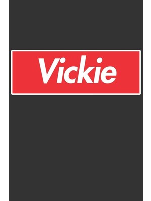Shopwave Vickie: Vickie Planner Calendar Notebook Journal, Personal Named Firstname Or Surname For Someone C