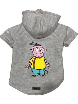 Shopwave Kapişonlu Sweatshirt Kıyafeti & Elbisesi Gri Ed L
