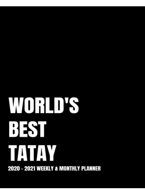 Shopwave World's Best Tatay Planner: 2-Year 2020- 2021 Productivity Journal Daily / Weekly Monthly Dated Cal