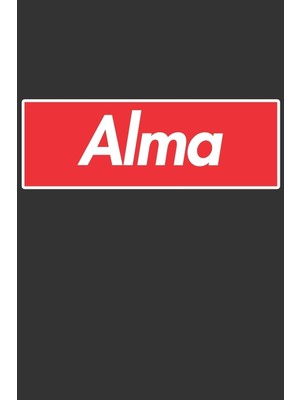 Shopwave Alma: Alma Planner Calendar Notebook Journal, Personal Named Firstname Or Surname For Someone Calle