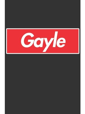 Shopwave Gayle: Gayle Planner Calendar Notebook Journal, Personal Named Firstname Or Surname For Someone Cal