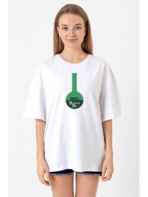 Breaking Bad Merch Beyaz Kadın Oversize Tshirt