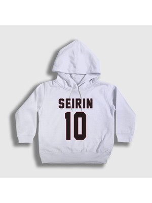 Presmono Unisex Çocuk Beyaz Taiga Kagami Seirin 10 Kuroko No Basket Kapüşonlu Sweatshirt