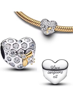 Poseidons Jewellery Petek Arısı Bridgerton Charm