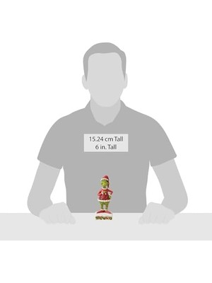 Gizmur Store Jim Shore Dr. Seuss Mutlu Grinch Heykelcik 16,5 cm