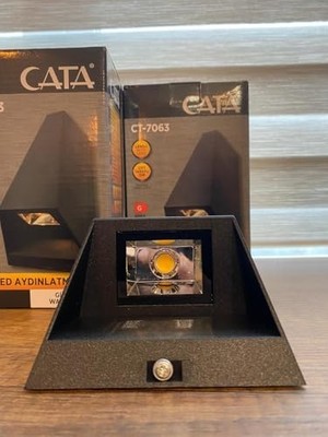 CT-7063 LED Duvar Apliği 6W 3200K Sıcak Beyaz IP54 Suya Dayanıklı Modern Dış Mekan Yukarı Aşağı Aydınlatma
