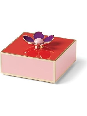 Gizmur Store Kate Spade New York Make It Pop Çiçekli Kutu, 0,4 Kg, Kırmızı/pembe