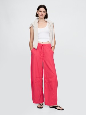 Gap Kadın Pembe Mid Rise UltraSoft Easy Horseshoe Jean Pantolon