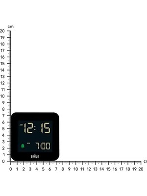 Dijital Çalar Saat Erteleme Fonksiyonu, Negatif LCD Ekran, Hızlı Ayar Fonksiyonu, Siyah Crescence Alarmı, BC09B Modeli.