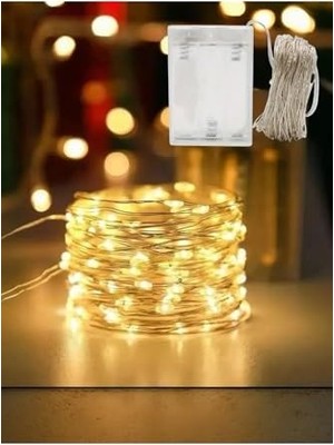 Hype Store LED 2 Metre 20 Lamba Günışığı Yılbaşı Işığı Parti Dekorasyon, Sarı