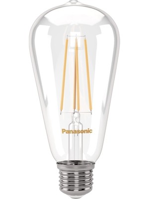 Hype Store E27 Dim Edilebilir Filaman ST64 Lamba 7W 806LM 2700K Clear