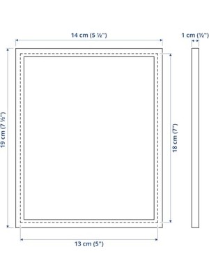 Hype Store Siyah Çerçeve, Siyah, 13X18 cm