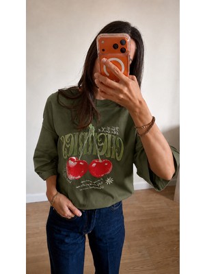 Staff Storeco Oversize Tişört Baskılı Chery