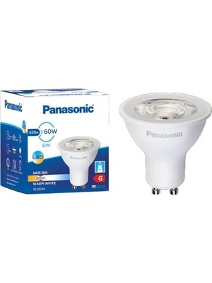 Mabelme Store LED GU10, Sıcak Beyaz Işık 6W 420LM 3000K