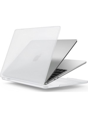 MacBook Air M1 13.3 ile Uyumlu Polikarbonat Sert Koruyucu Çizilme ve Darbe Önleyici Kılıf A2337 A2179 A1932 (Mat-Şeffaf, 13.3 Inç 2018-2022 Arası (M1 Işlemci))
