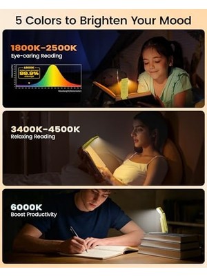 Glocusent Okuma Lambası Kitap Kelepçesi
