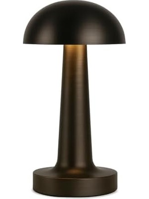 Siyah Dokunmatik Şarjlı Masa Lambası – 3 Renk Modu (6400K-3200K-1600K), 2W Led, 30-50 Lümen, 1200MAH Batarya, USB 5V Dc