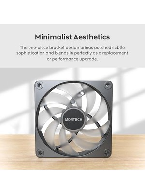 GF120 V2 Argb Pwm 120MM Kasa Fanı – 3’lü Set, Yüksek Hava Akışı, Hidrolik Rulman, Sessiz Performans, Canlı Argb Aydınlatma, 6×6 Fan Hub Dahil, Siyah
