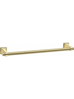System Banyo Aksesuarları Sparklıne Duvara Montajlı Uzun Havluluk Gold 32 cm