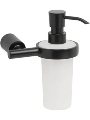 System Banyo Aksesuarları Icon Duvara Montajlı Sıvı Sabunluk Siyah 250 ml
