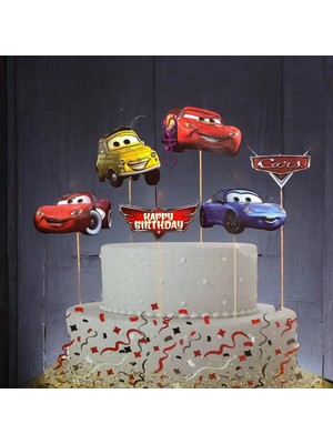 Umamiçe Cars Arabalar Pasta Süsü