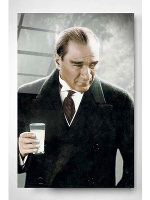 Missy Mind Dekoratif Atatürk Dekoratif Cam Tablo