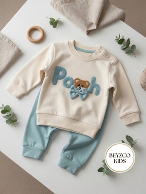 Beyzco Kids Erkek Bebek Poah Baskılı Alt Üst Takım